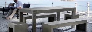 Huonekalut tehty betonista - brutaali kotitekoinen