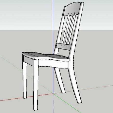 Tämä tuoli.