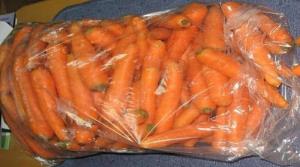 Miten pitää porkkanat muovipussiin kunnes seuraava sato.