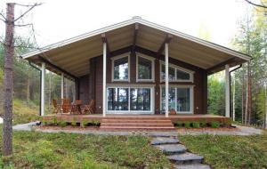 Timber Frame talo "avaimet käteen": energiaa säästävän teknologian ja kohtuuhintaisia